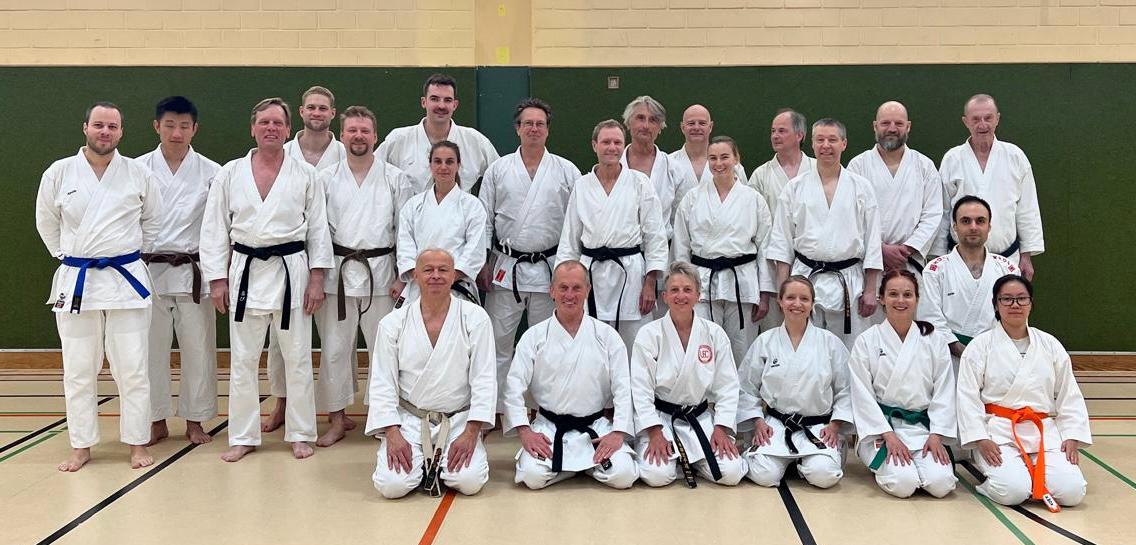 USC-Karateka beim Lehrgang