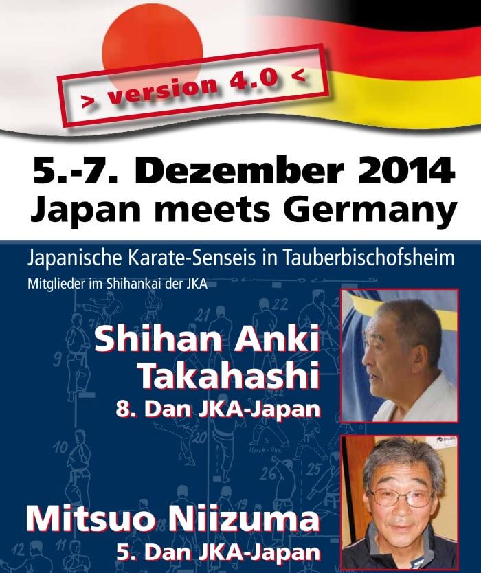 Shihan Anki Takahashi und Mitsuo Niizuma in Tauberbischofsheim, 5.-7. Dezember 2014